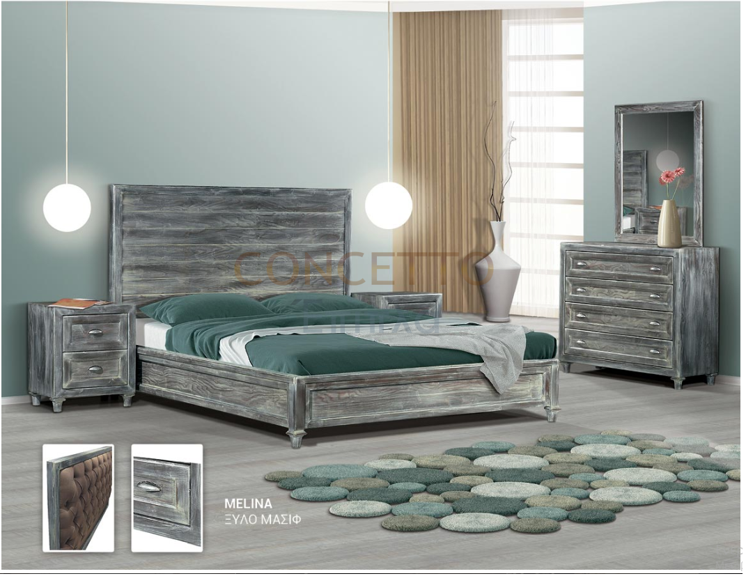 εβε μελινα κρεβ ΣΥΝΘΕΣΗ ΚΡΕΒΑΤΟΚΑΜΑΡΑΣ ΜΑΣΙΦ ΠΕΥΚΟ - Image 1